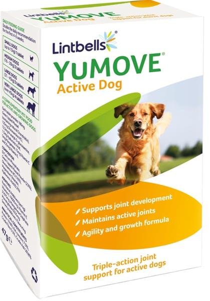 Lintbells YuMOVE Active pro psy 60 žvýkacích tablet