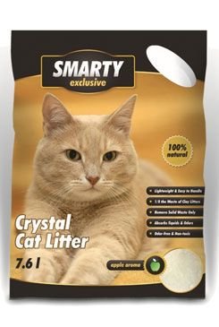 Podestýlka Smarty Exclusive silikát zel. jablko 7,6l