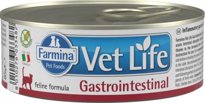 Vet Life Natural Cat konz. Gastrointestinal 85g