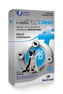 Pestigon Combo 134mg spot-on M střední psi 3x1,34ml