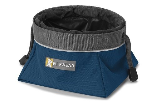 Ruffwear miska pro psy Quencher Cinch Top, tmavě modrá, velikost M