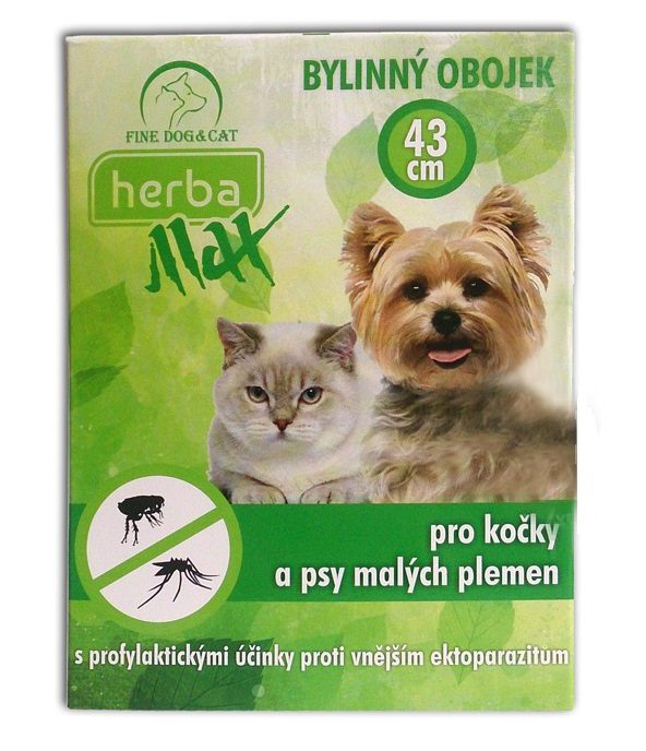 Max Herba Cat & Dog obojek 43 cm