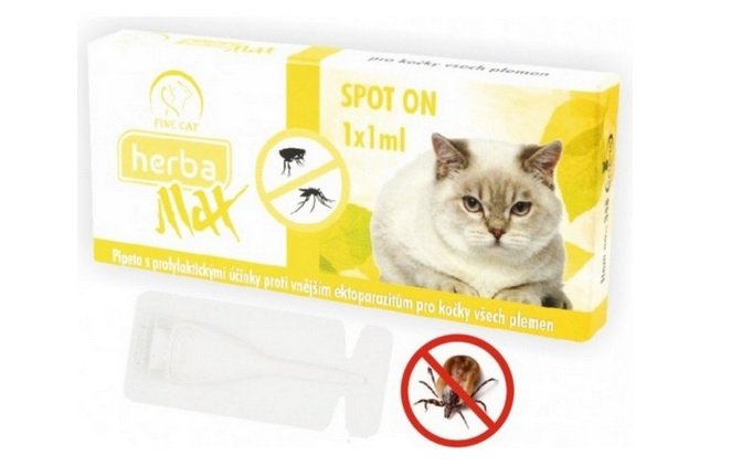 HerbaLine Spot-on antip.citrus kocka 1x1ml