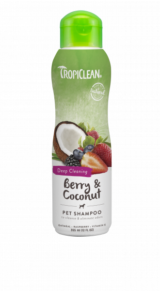 TropiClean Deep Cleaning šampon lesní plody a kokos 355ml
