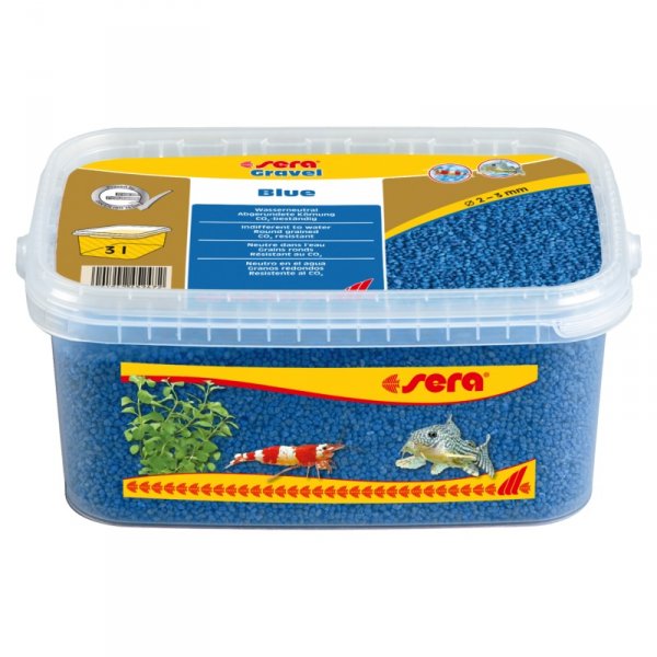 sera Gravel Blue 3l (O 2 až 3 mm)