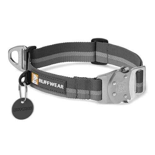 Ruffwear obojek pro psy, Top Rope Dog Collar, šedý, velikost M