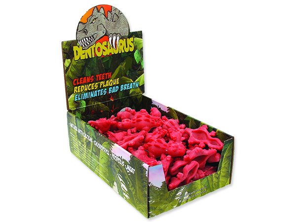Displej Dentosaurus šunková příchuť 6,5cm 56ks