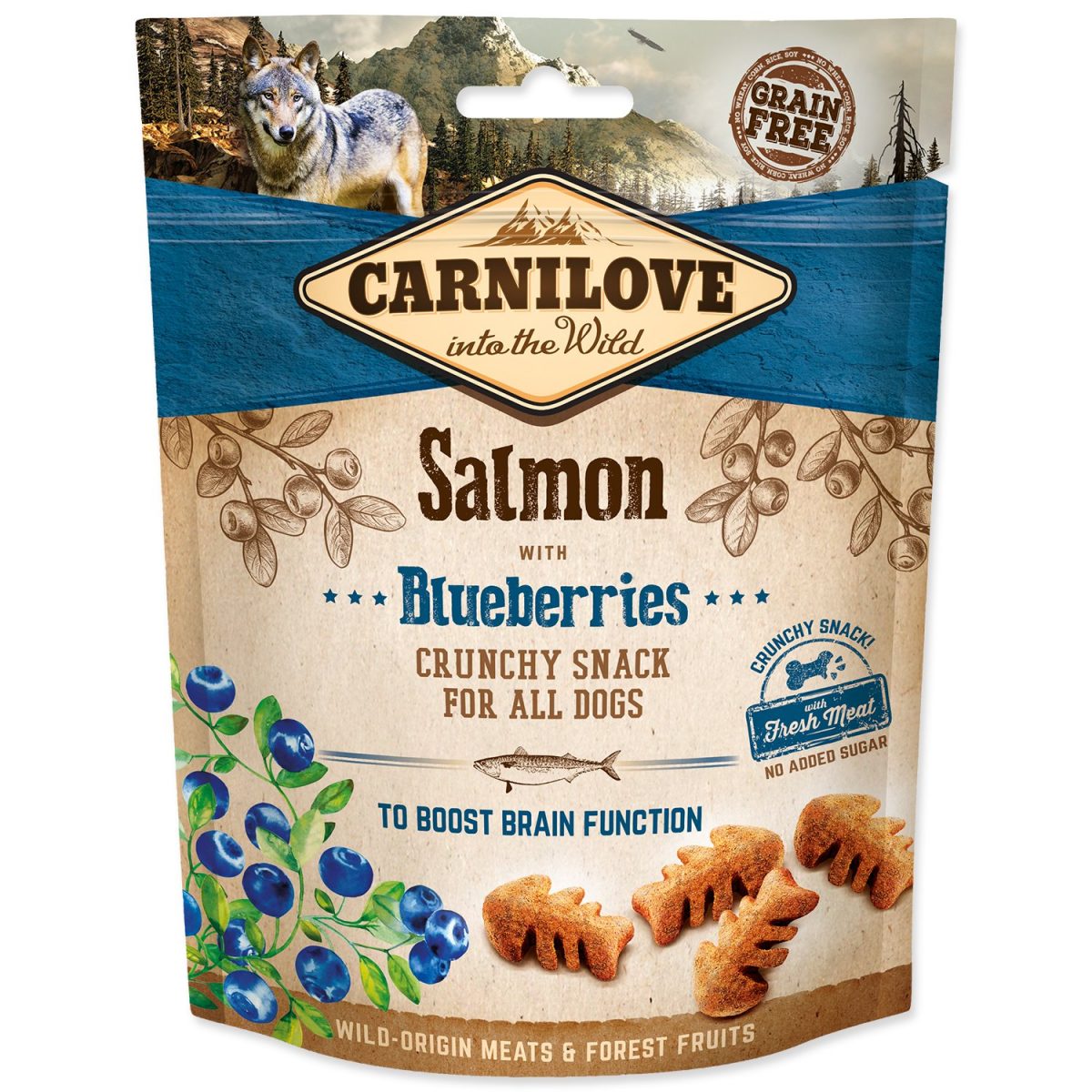 Carnilove Dog Crunchy Snack Salmon&Blueberries 200g