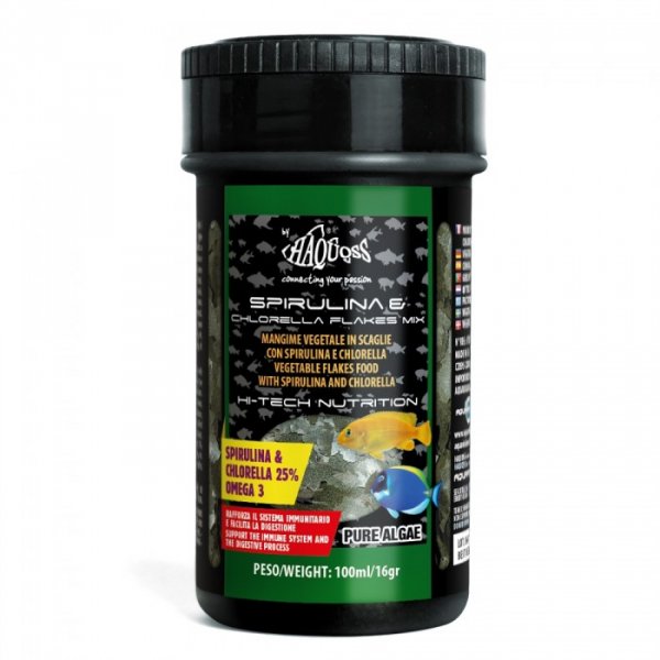 Haquoss SPIRULINA & CHLORELLA FLAKES 100ml