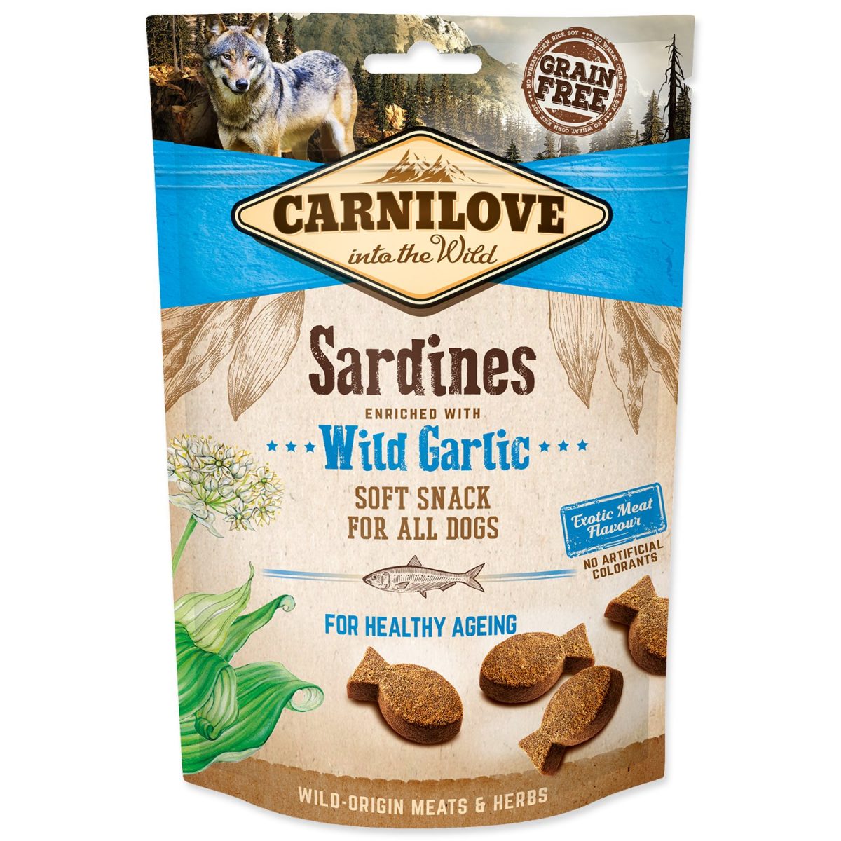 Carnilove Dog Semi Moist Sardines&Wild Garlic 200g