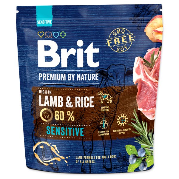 Brit Premium Dog by Nature Sensitive Lamb 1kg