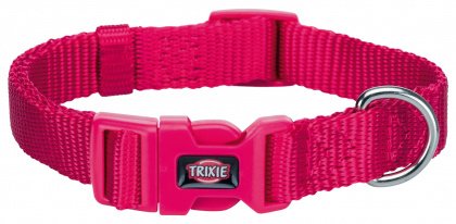 Obojek PREMIUM - fuchsie S-M:30-45cm/15mm