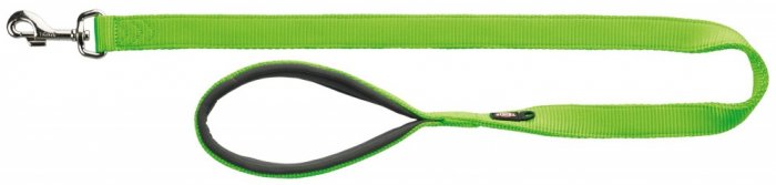 Vodítko PREMIUM s vyplněnou rukojetí 1m/20mm (M-L)  - jablko