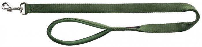 Vodítko PREMIUM s vyplněnou rukojetí 1m/25mm (L-XL)  - les