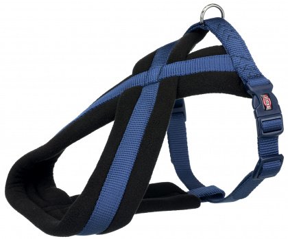 Nylonový postroj PREMIUM podšitý 26-38cm/10mm (XXS-XS), indigo