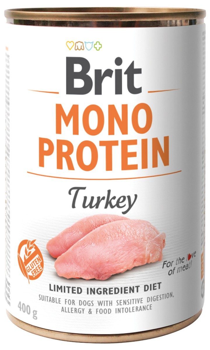 Brit Dog konz Mono  Protein Turkey 400g
