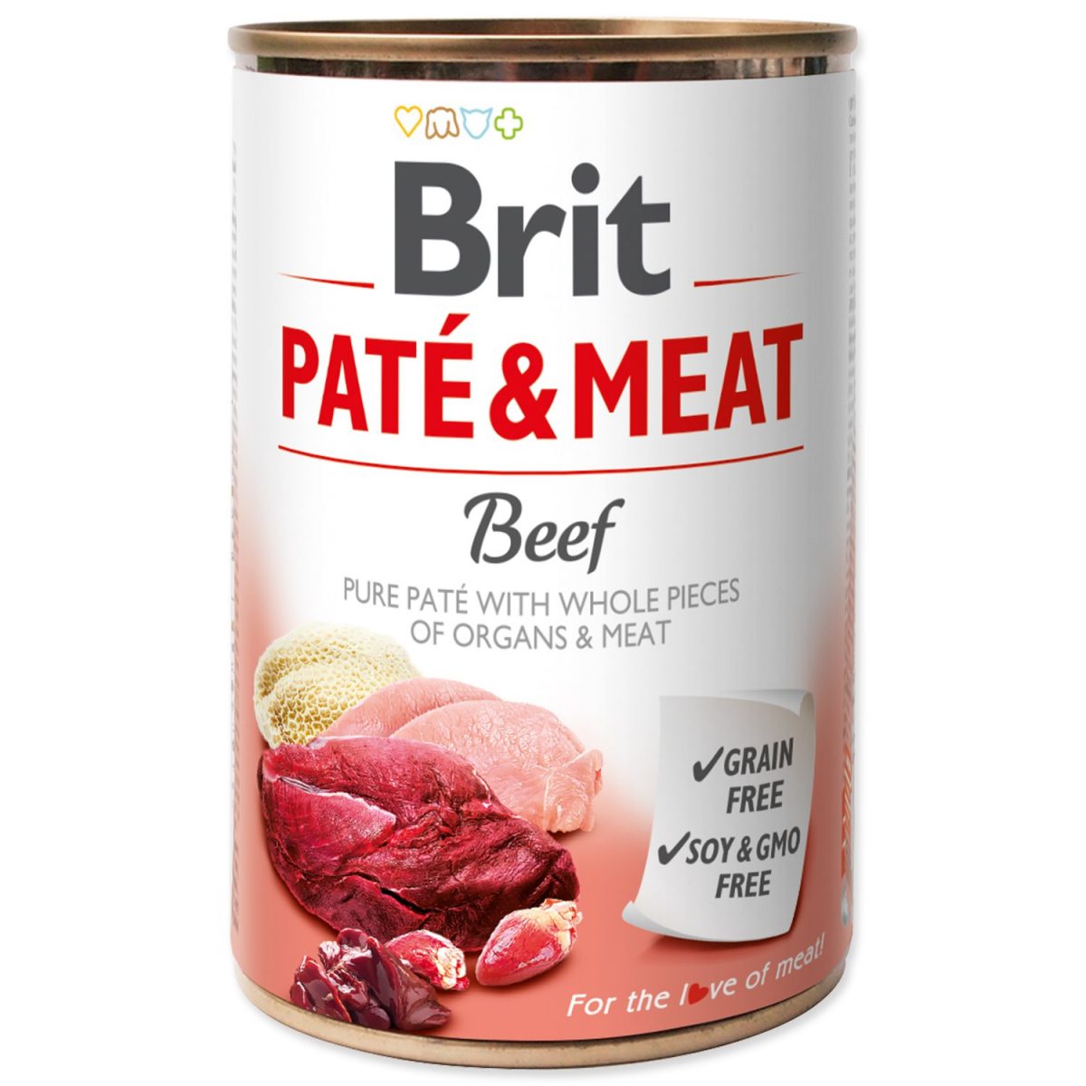 BRIT Care Dog konz. Paté & Meat Beef 400g