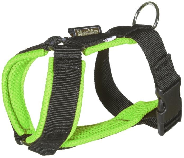 Postroj nylon Chicco - zelený ManMat vel.S - krk 24-25 cm