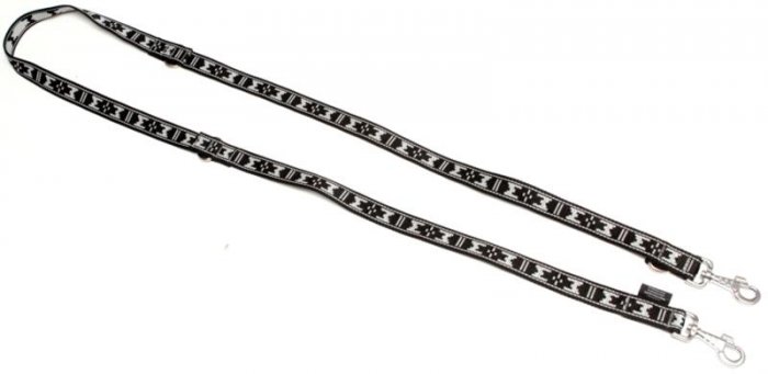 Vodítko nylon přepínací - stříbrné ManMat 2m