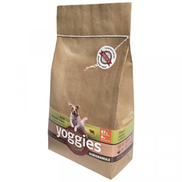 Yoggies Mini kuřecí & hovězí 1,2 kg