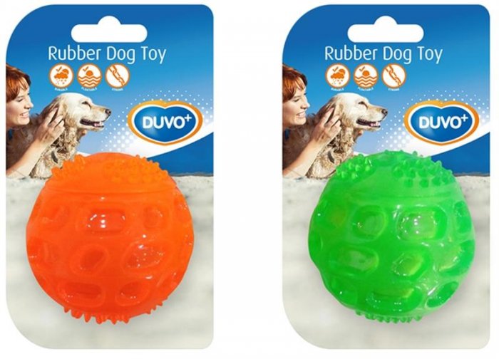 Hračka guma Squeky míček 5,5cm Duvo+