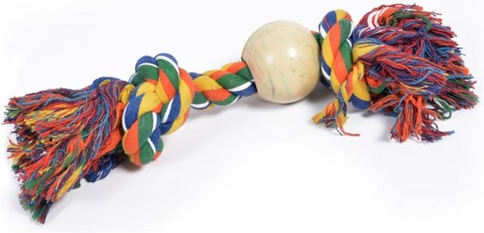 Hračka lano s míčkem 38cm Duvo+