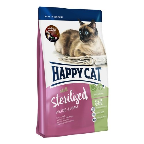 Happy Cat Sterilised Weide-Lamm 10kg