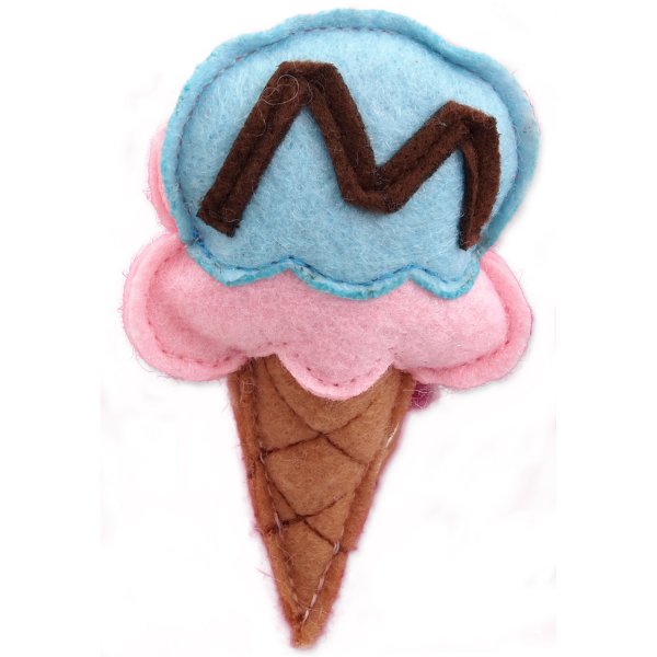 Hračka LET`S PLAY zmrzlina s catnipem modrá 10 cm 1ks