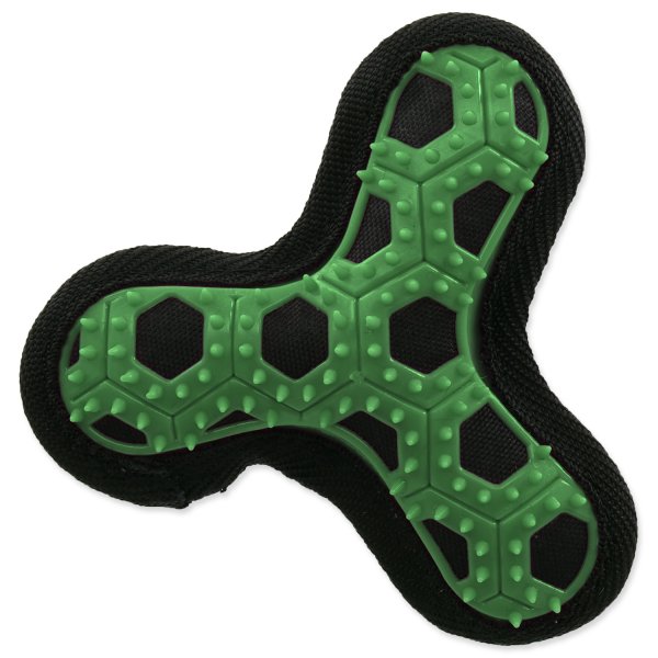 Hračka DOG FANTASY Hextex vrtule zelená 13 cm