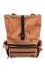 ROLLTOP 2v1, multifunkční batoh i ledvinka, bavlna/polyester, rezavá