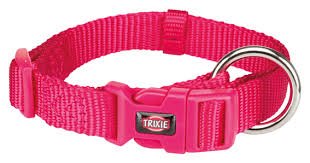 Obojek PREMIUM 40-65 cm/25 mm (L-XL)  - fuchsie