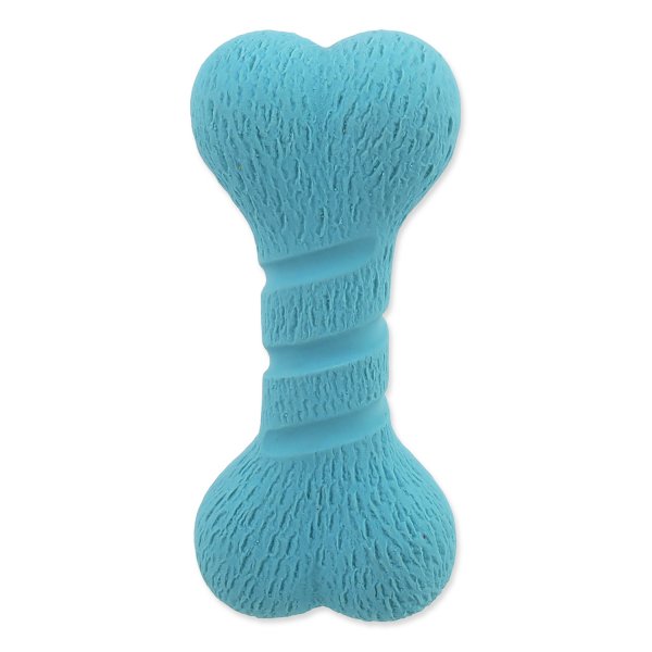 Hračka DOG FANTASY Latex Kost modrá se zvukem 14 cm 1ks