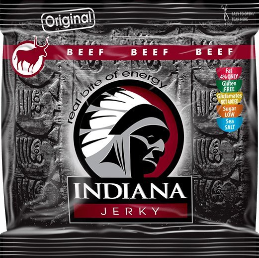 INDIANA Jerky hovězí, Original, 60g