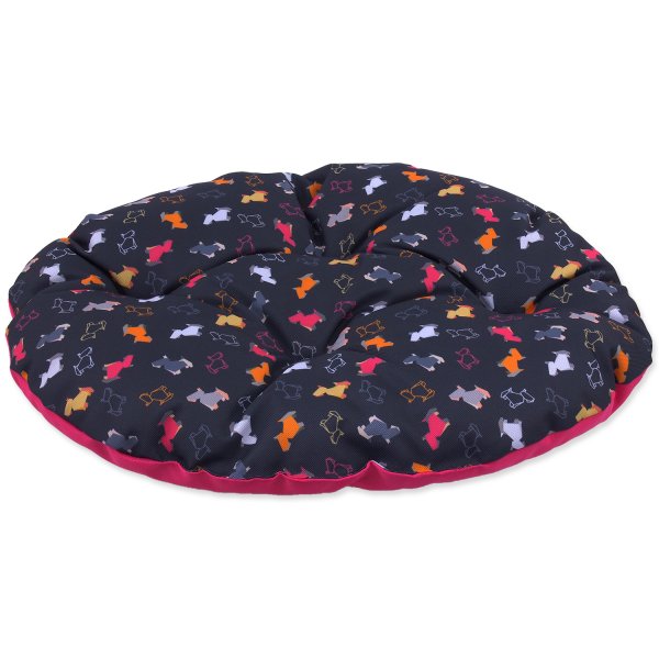 Poštář DOG FANTASY origami pes mix černo-růžový 47 x 40 cm