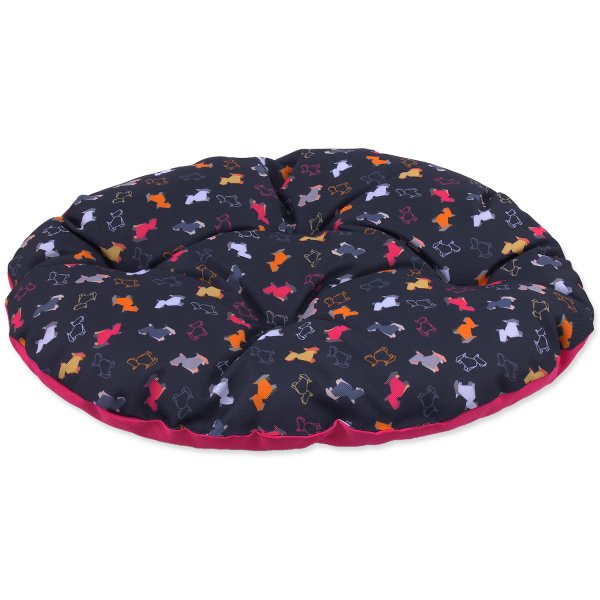 Poštář DOG FANTASY origami pes mix černo-růžový 52 x 45 cm 1ks