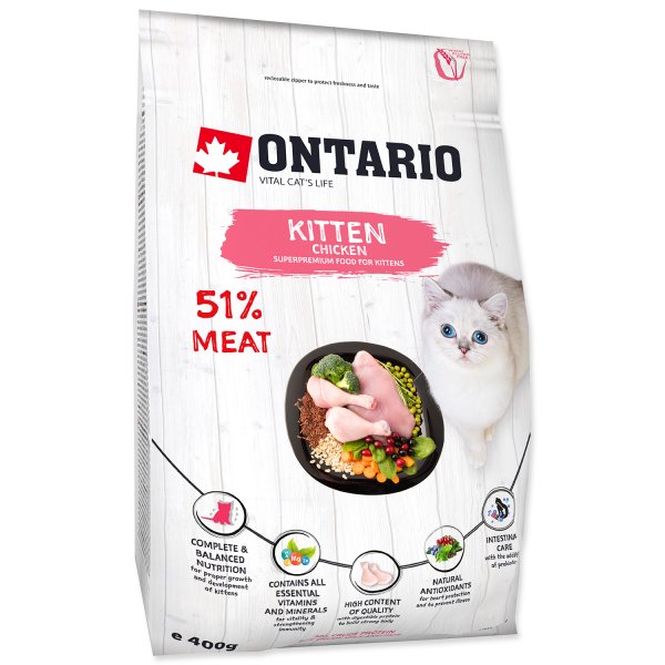 ONTARIO Kitten Chicken 0,4kg
