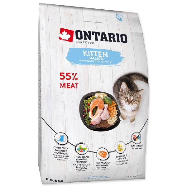 ONTARIO Kitten Salmon 6,5kg