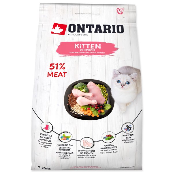 ONTARIO Kitten Chicken 2kg