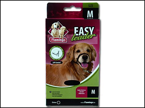 Ohlávka FLAMINGO Easy leader černá M