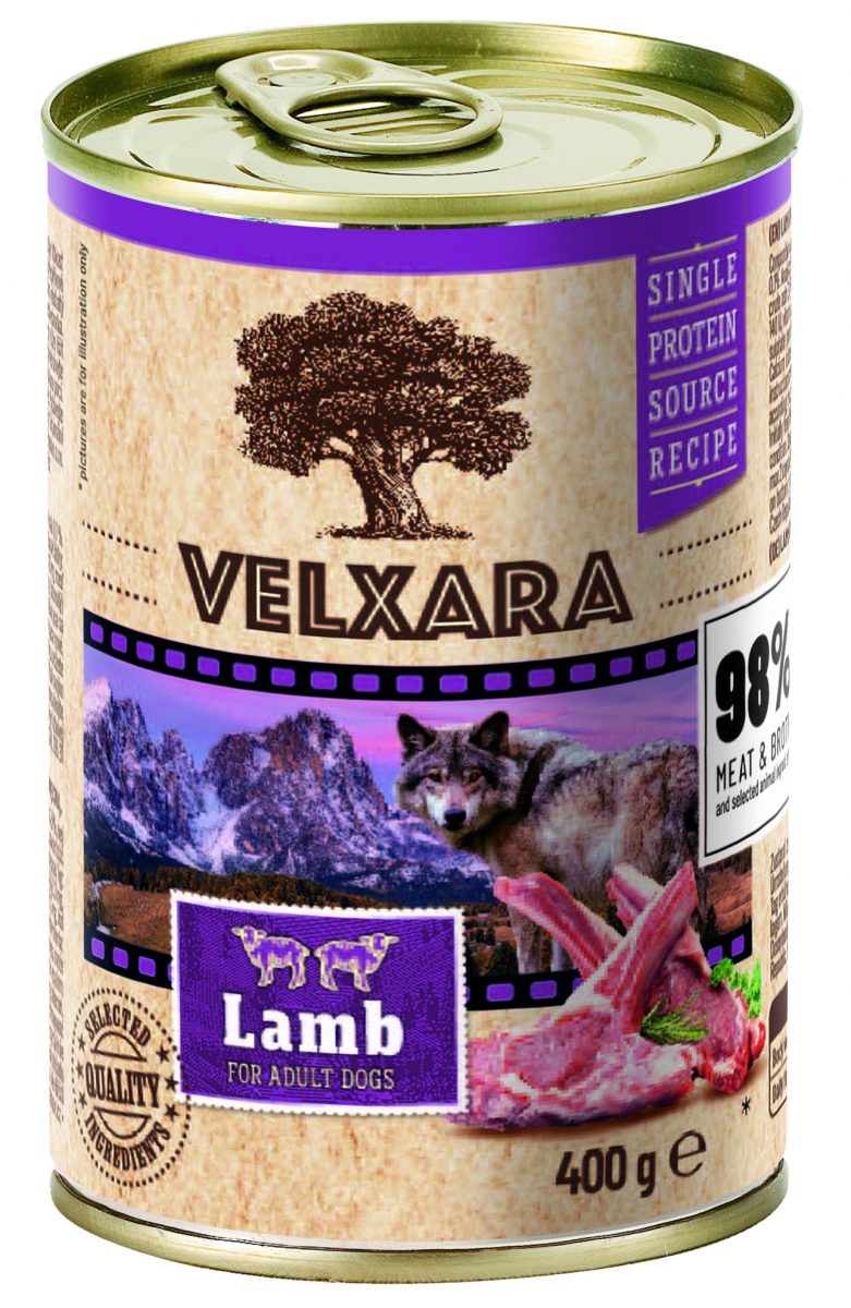 Velxara Paté Dog Adult Lamb 400g