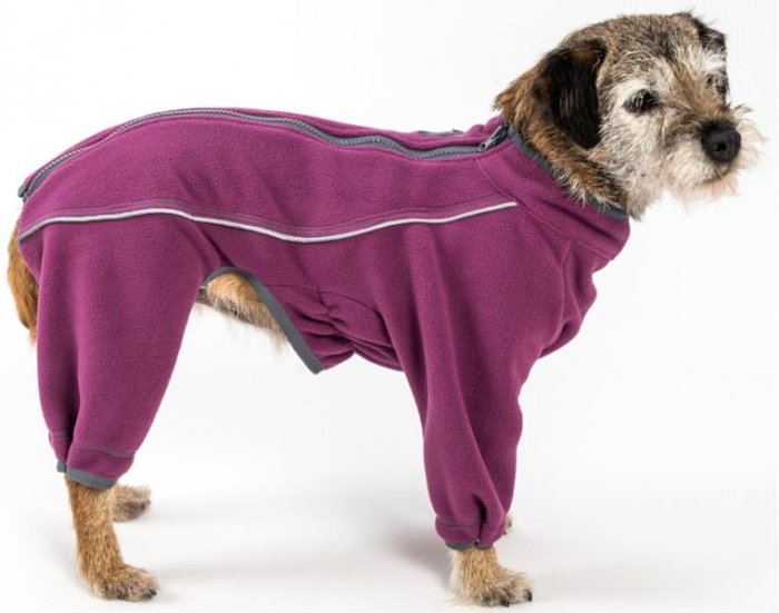 Obleček - Kombinéza fleece"Keysi"vínová 40 cm