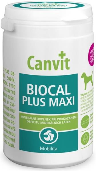 Canvit Biocal Plus MAXI ochucené pro psy 230g