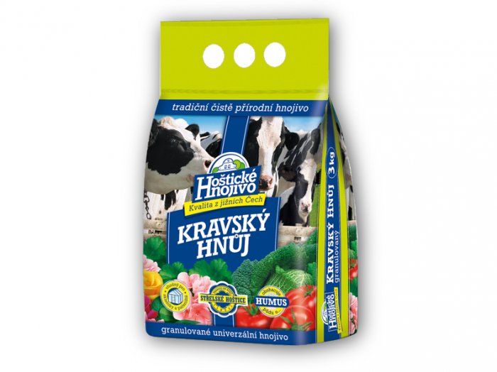Kravský hnůj 3 kg