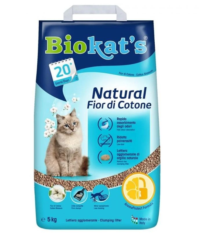 Podestýlka BIOKATS Natural Cotton Blossom 5kg
