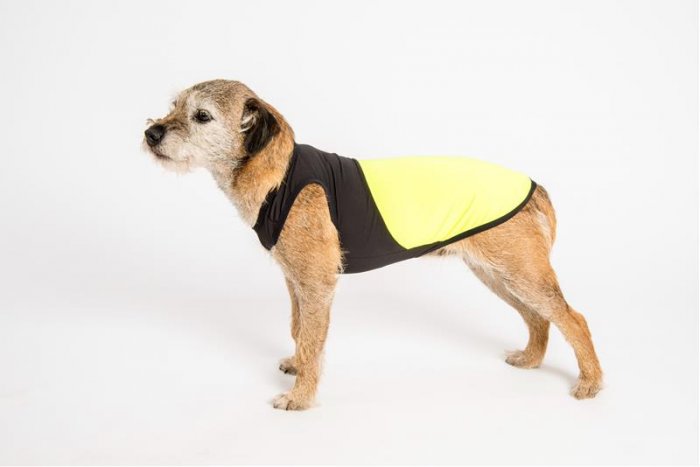 Obleček - Tílko Termo " Hanah" černo-zelený 65 cm