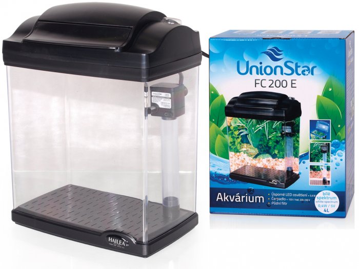 UnionStar LED akvarijní komplet FC200E černý