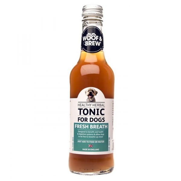 Woof&Brew Doggy Breath Tonic proti zápachu z tlamy