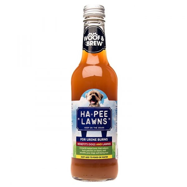 Woof & Brew bylinné tonikum pro psy proti skvrnám na trávníku (60 dávek)