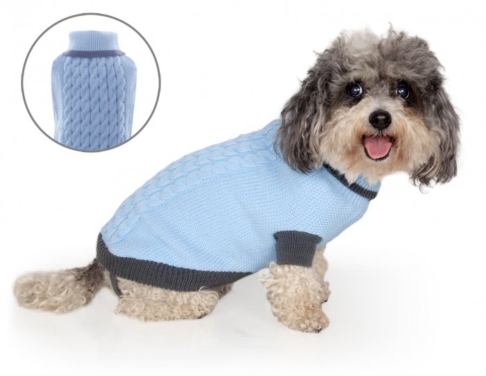 014106 Svetr Liverpool modrý 45 cm