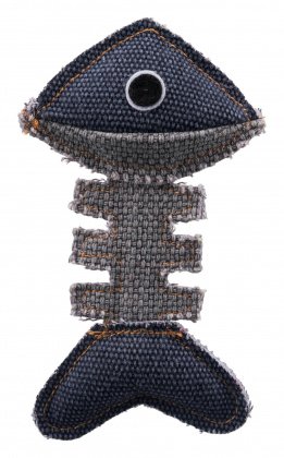 Jutová rybí kost, různé barvy 13 cm